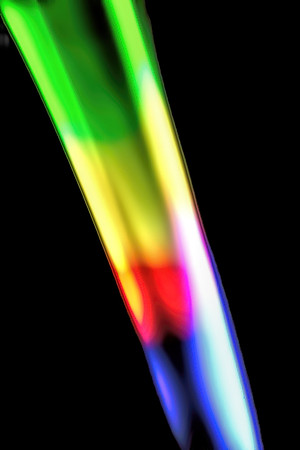 Ping pong ball passing through light beams
